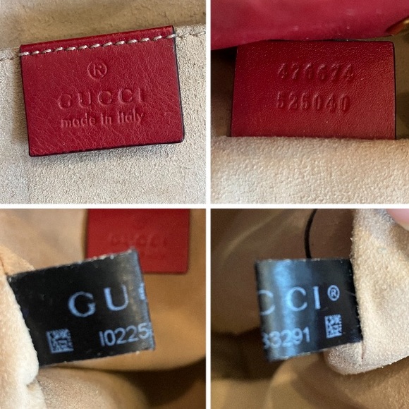 Gucci GG Marmot Matellasé Sylvie Bag in Hibiscus - Picture 17 of 17